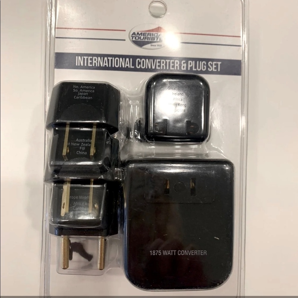 NWT Converter Plug Set for International Travel
